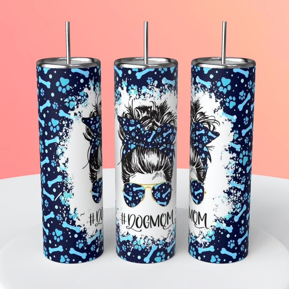 #dogmom 20 oz tumbler
